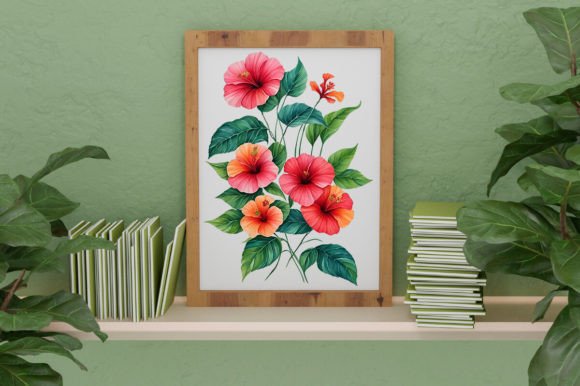 A Beautiful Watercolor Painting of Nature’s Elegance for Illustrations & Digital Sellers