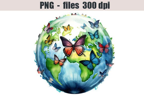 Butterfly Watercolor Clipart: A Fresh Illustration for Blog and Editorial Design