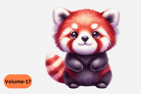 Red Panda Watercolor Clipart: Illustrations That Bring Whimsy to Branding