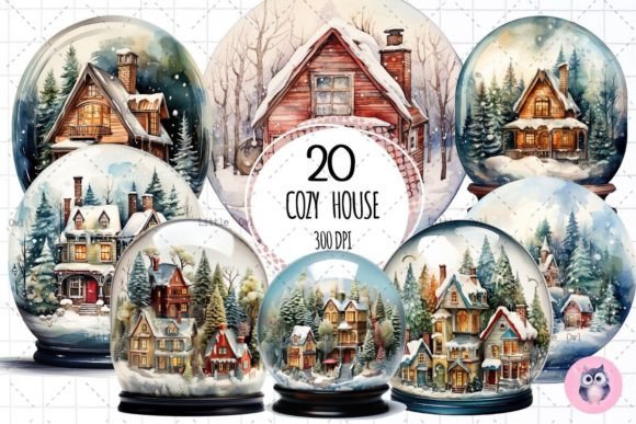 Watercolor Cozy House Clipart: A Practical Review for Etsy Sellers & Digital Product Creators
