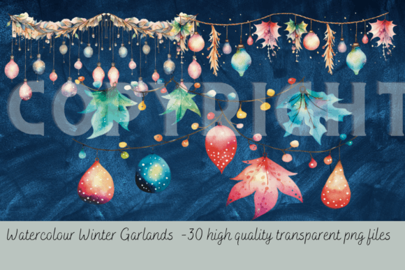 Watercolour Winter Garlands: A Designer’s Review for Real Client Projects